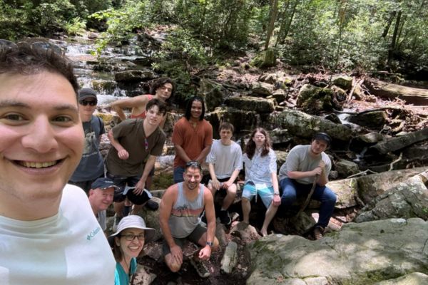 Cabush and Paul Associates on mindfulness retreat with teens and young adults