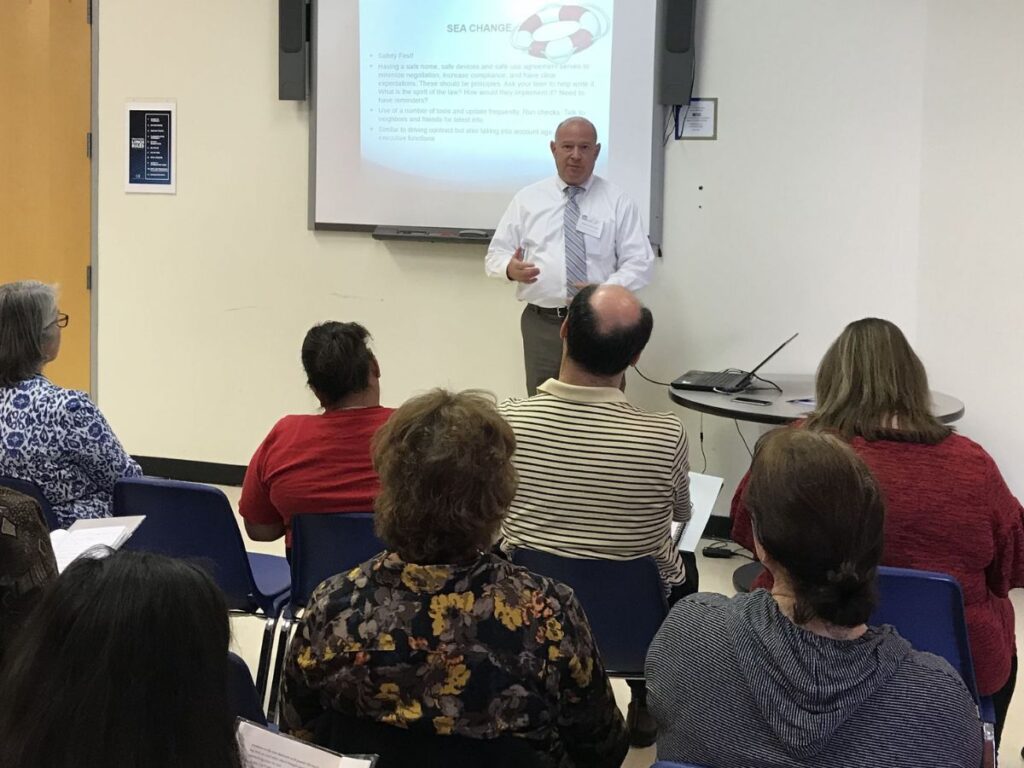 Joe Cabush has been invited to speak at community events in Fairfax, VA and across Northern VA.