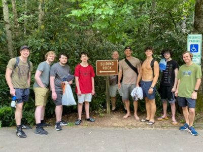 Cabush and Paul Associates on mindfulness retreat with teens and yound adults