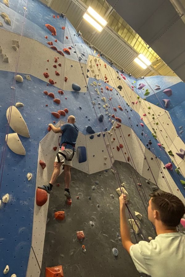 Rock climbing therapy. Fairfax, VA.